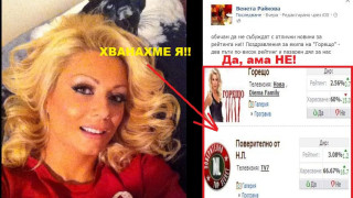 Венета Райкова лъже за високия рейтинг? Виж доказателството!
