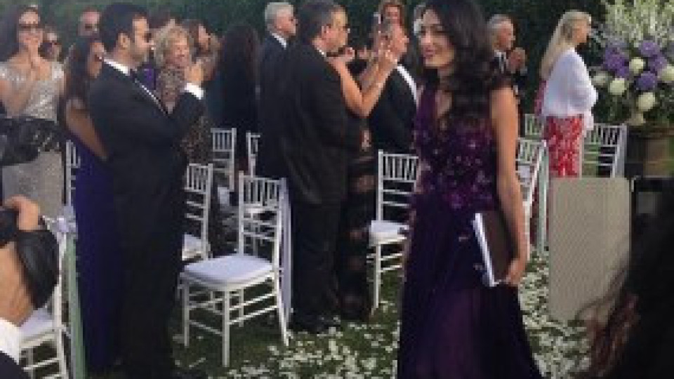 Дарина Павлова и Джордж Клуни се сродиха на сватбата на Венцеслава