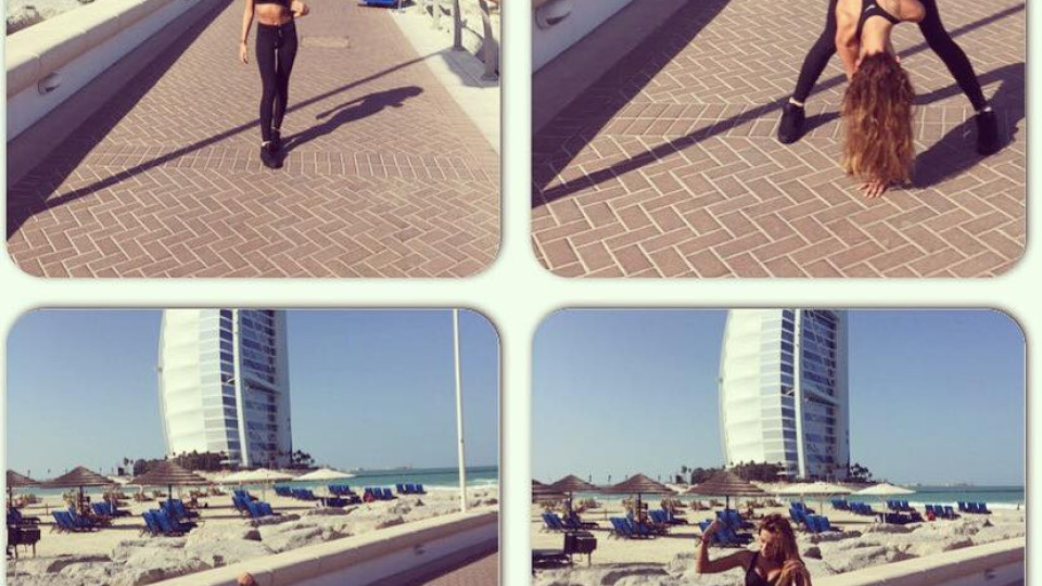 Моника Валериева показа как се мята и се движи в Дубай