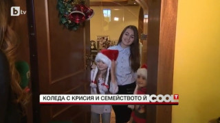 Крисия се потопи в коледна приказка вкъщи (СНИМКИ)