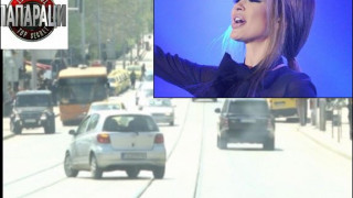 Мария гази закона (Вижте как нарушава пътните правила)