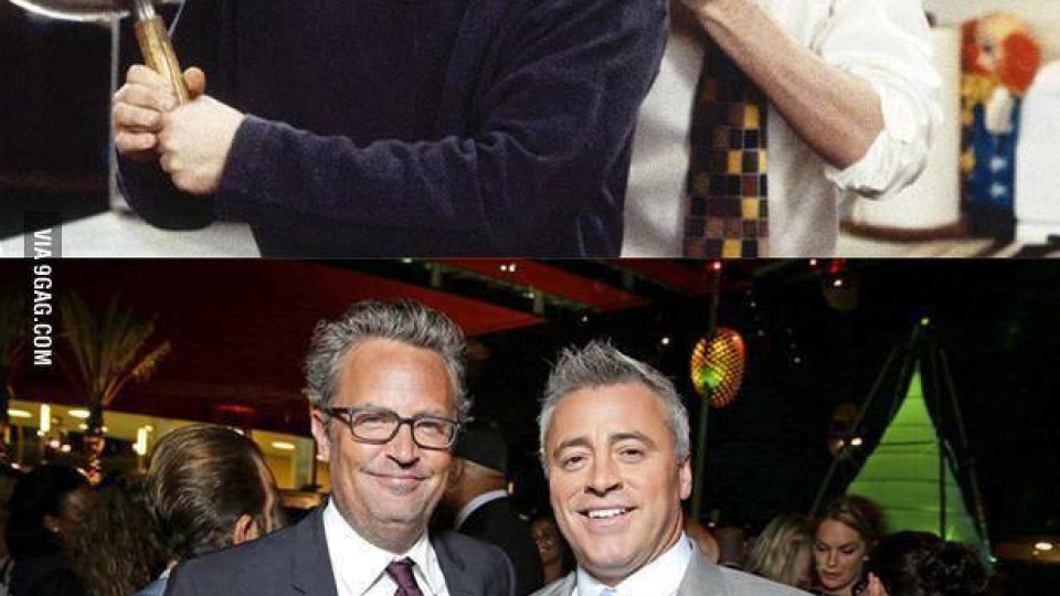 Мат ле Бланк и Матю Пери - вижте ги 20 години след "Приятели" (Фото)
