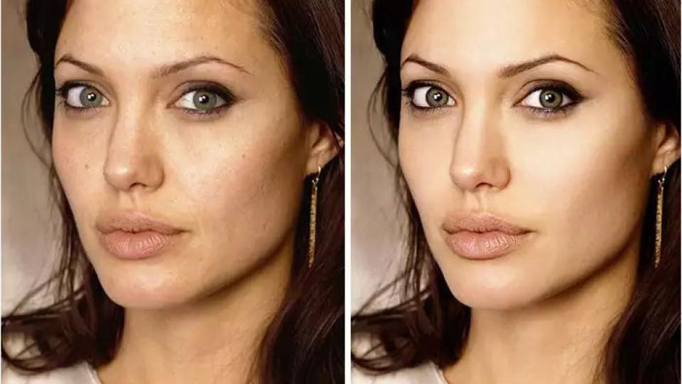 Съвършени ли са Анджелина Джоли и другите звезди без фотошоп? (Снимки)