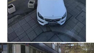 Мария грубо гази закона с тузарския си джип (Вижте как се звездее)