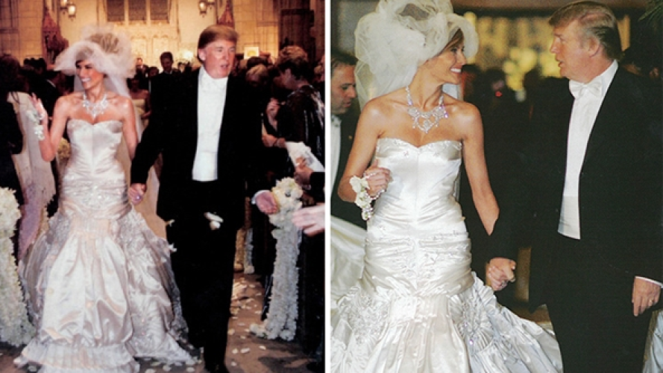 Мелания Тръмп с най-скъпата звездна венчавка в света (Снимки от сватбата й с Доналд)