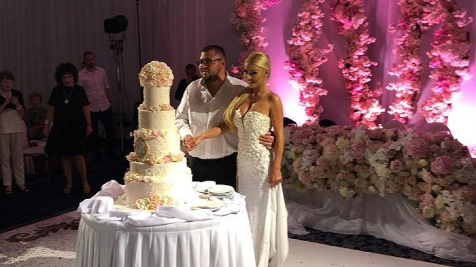Светлана Василева със сватбена торта като на Кейт и Уилям (+ Още снимки от сватбата)