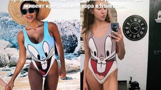 Смях! Николета Лозанова откраднала "оригиналната" си колекция бански от HM (Вижте как я изловиха - Фото факт)