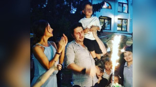 Асен Блатечки и Диляна Попова по-влюбени от всякога на РД на Борил (Снимки от празника)