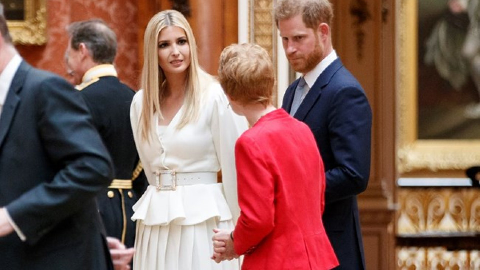 Меган Маркъл аут от приема на Тръмп при кралицата (Хари се появи сам - Снимки)
