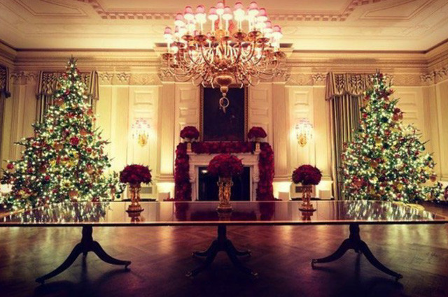 Мелания Тръмп превърна Белия дом в приказен дворец за Коледа (Вижте разкошната украса – Снимки) - Снимка 5