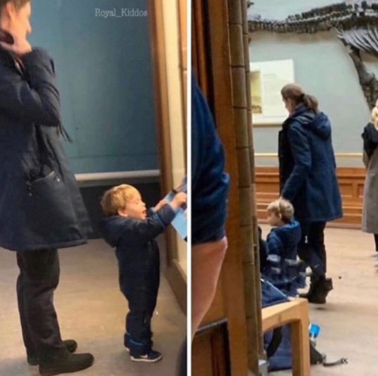 Принц Луи с първа разходка в музея (Вижте колко е пораснал синът на Кейт и Уилям - Снимки)