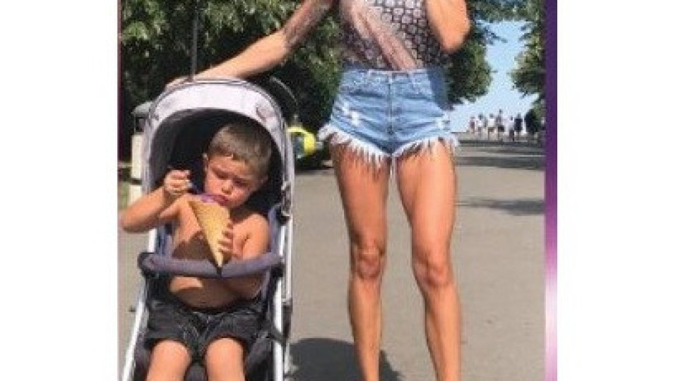 Потрес! Златка Димитрова още вози 4-годишния Миро в бебешка количка (Вижте как се излага - Фото)