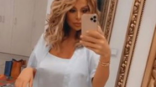 Светлана Гущерова с луксозна погача за новородения си син (Снимки + Вижте как кръсти момчето)