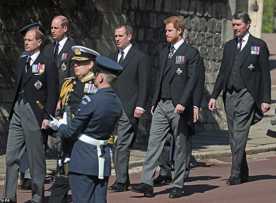 Погребението на принц Филип сближи братята