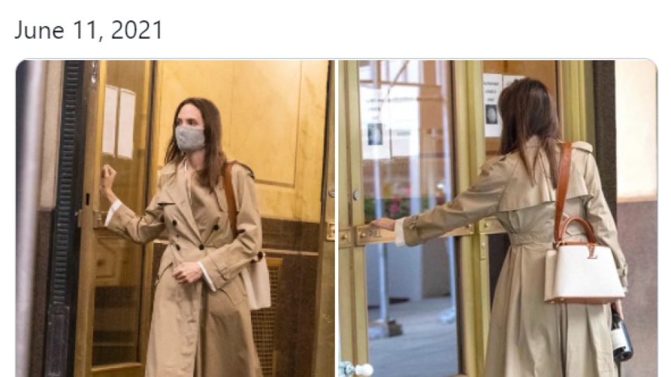 Бомба! Анджелина Джоли се събра с бившия си (Спипаха актрисата в апартамента му - Папарашки кадри)