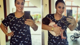 На 40-я ден от раждането: Мария Илиева показа малката София (Вижте дъщеричката й - Фото в галерия)