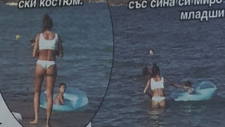 Черната Златка му отпусна края, отпра голям тумбак в Созопол (Папарашко фото)