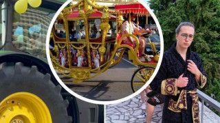 Балове 2022! Зрелостник дефилира със златна каляска, друг по халат и чехли (Снимки на най-колоритните абитуриенти)