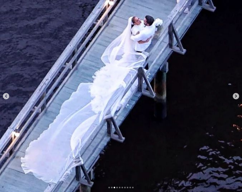 Втората сватба на Джей Ло и Бен Афлек като от приказките (Снимки от събитието) - Снимка 3