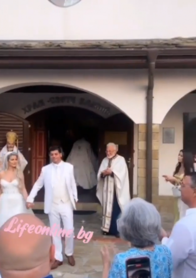 Синът на Динко Динев вдигна тежка сватба (Георги и Калина се взеха на церемония за милиони – Снимки)