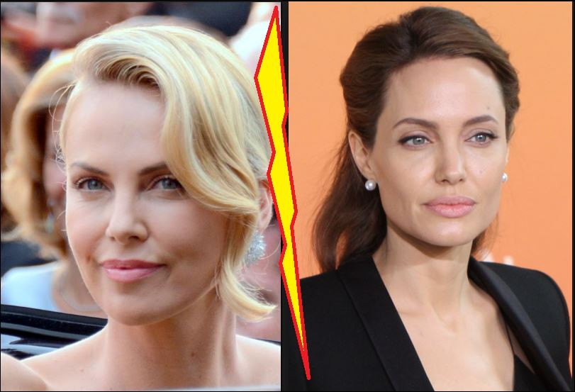 Анджелина Джоли не може да понася Чарлийз Терон колаж снимки: Уикипедия 