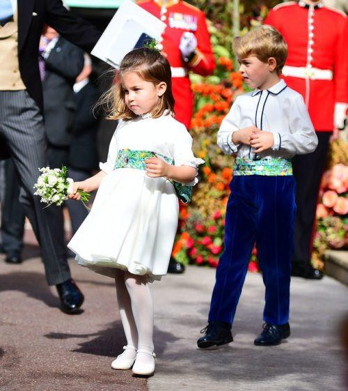 Принц Джордж и Шарлот - най-сладките шафери на сватбата на Йожени (Супер сладурски снимки)