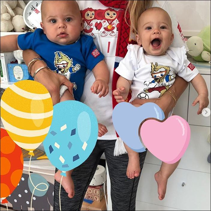 Енрике Иглесиас показа близнаците и Анна сн. Instagram