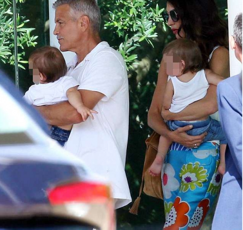 Амал и Джордж Клуни показаха близнаците (Вижте порасналите Ела и Александър)