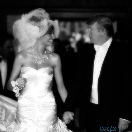 Доналд Тръмп и Мелания сватба