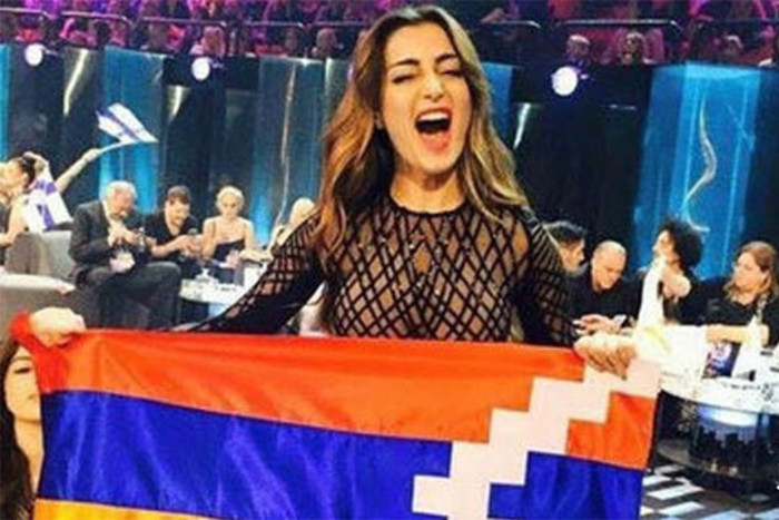 ... Армения пред дисквалификация заради развятото знаме на Горни Карабах