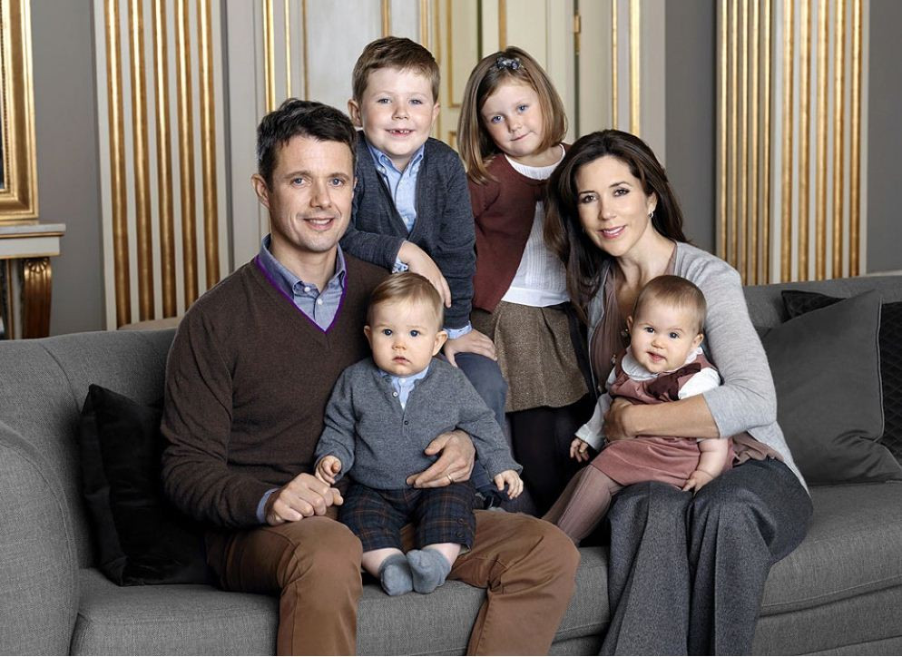 Принцът на Дания и семейството му