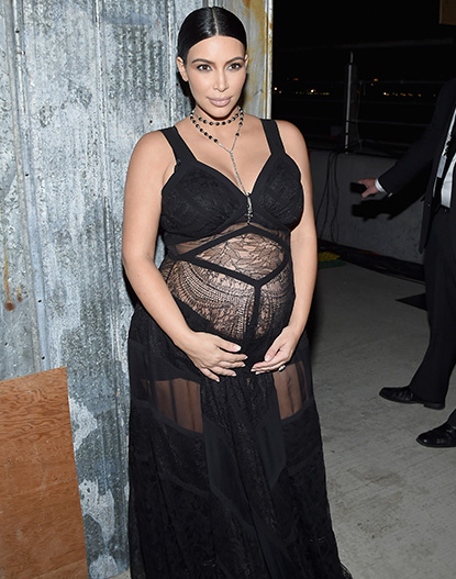 Ким Кардашиян в последните месеци от бременността си