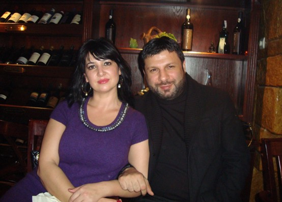 Тони Стораро и съпругата му Валя