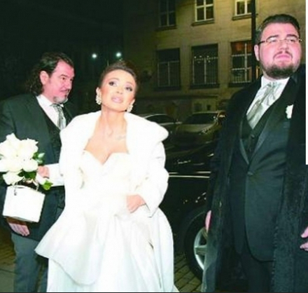 Мария и Гущеров на сватбата им