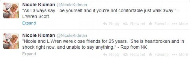 Никол Кидман и редица знаменитости споделиха скръбта си