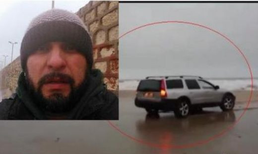 Мишо Шамара закъса на плажа с колата си като балък - в най-голямата буря 