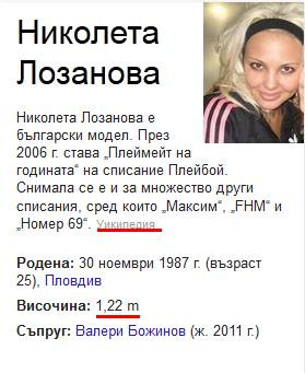 Николета Лозанова отнесе подигравки и от Уикипедия