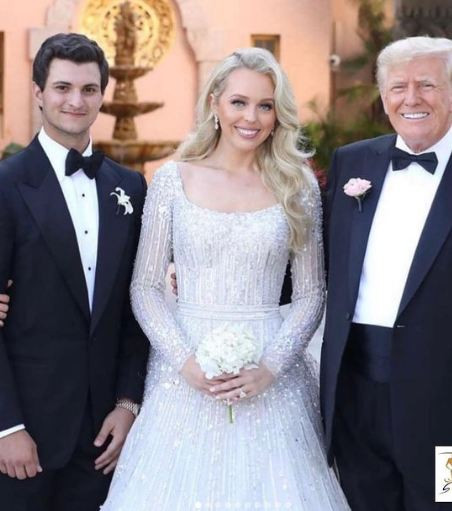 Мелания Тръмп засенчи Тифани на сватбата й (Екс първата дама сияе в целия си блясък – Снимки)