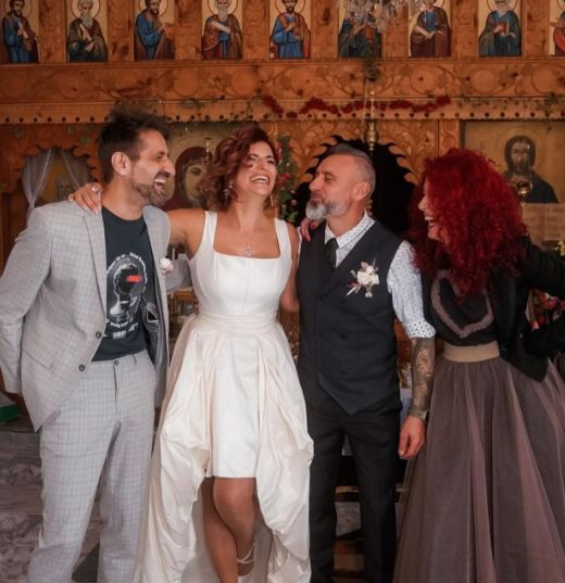 50-годишният Калин Вельов мина под венчило с гаджето си Ирина Вълкова (Кумуваха им Фицата и приятелката му – Снимки) - Снимка 4