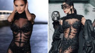 Мария лъсна в същата рокля на Галена, с която тя празнува  Хелоуин (Отварачката пусна новия си клип в същия тоалет – Снимки)