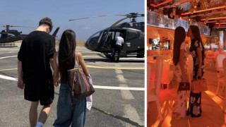 Мария вечеря рамо до рамо с Ламин Ямал в Сен Тропе